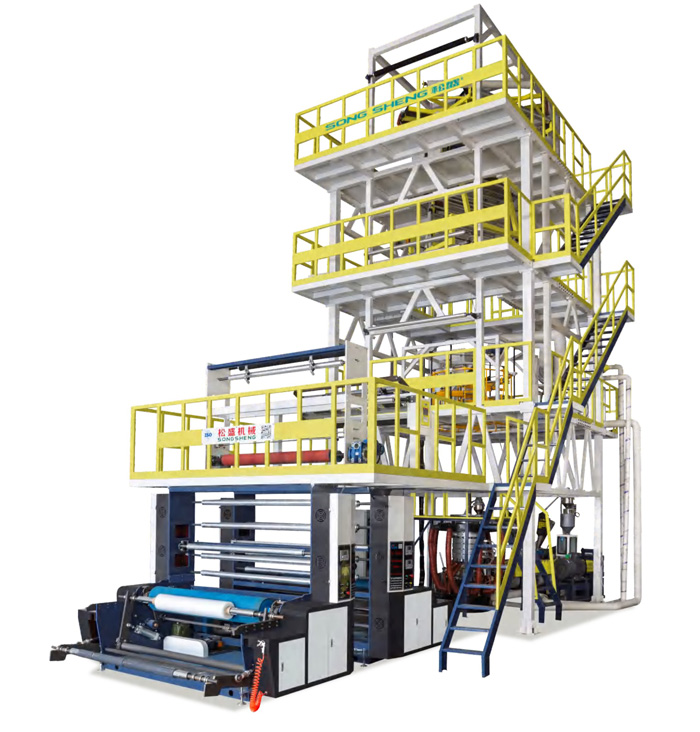 SS-GS-3L系列高速ABC三层复合共挤吹膜机