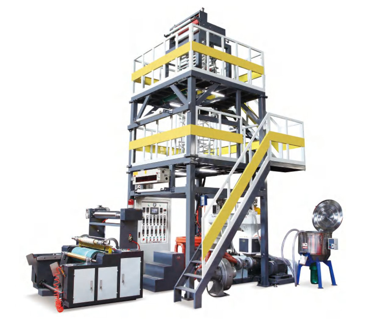 SS-GS-ABA系列高速三层复合共挤吹膜机